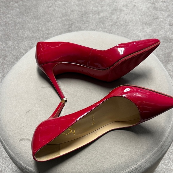 Christian Louboutin Glossy Red Heels - Picture 6 of 9